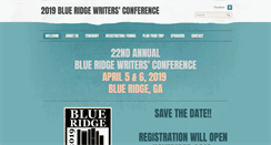 Desktop Screenshot of blueridgewritersconference.com